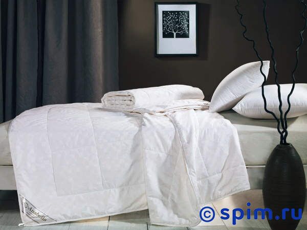 Шелковое одеяло Asabella в сатиновом чехле 170(172)х205 см