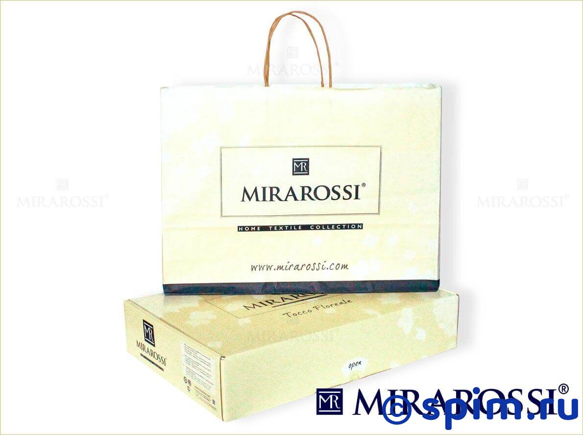 Постельное белье Mirarossi Veronica blue Евро-стандарт